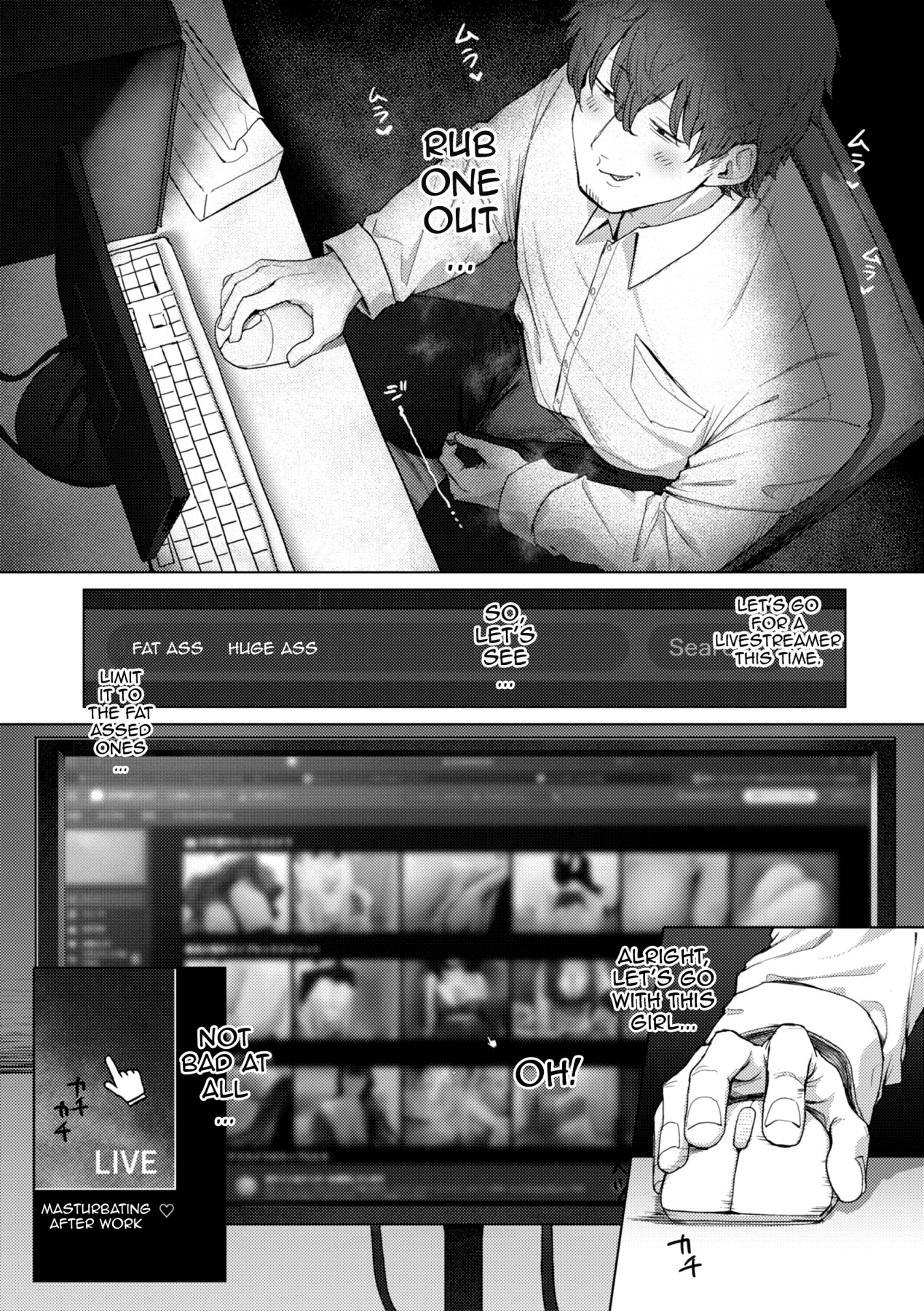 Hentai Manga Comic-I, A Guy Who Tells Women Apart By Their Asses, Got Blackmail On My Superior At Work-Read-5
